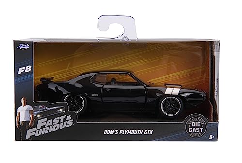 Jada Fast & Furious 1:32 Dom's Plymouth GTX Die-Cast Car miniatura 5