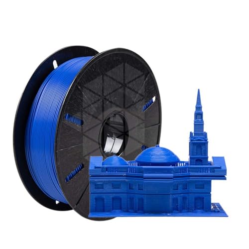 Image of Tesseract Premium PLA + 1.75mm 3D Printing Filament | Dimensional Accuracy + /- 0.03mm | Compatible with Most FDM Printers | 800 Grams 3D Printer Filament - PLA Blue (Pack of 1)