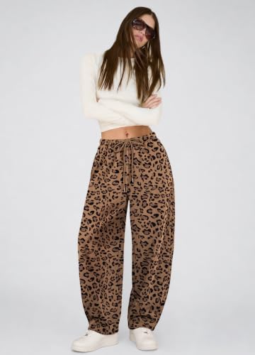 Leopard Barrel Sweatpants for Women - image 5
