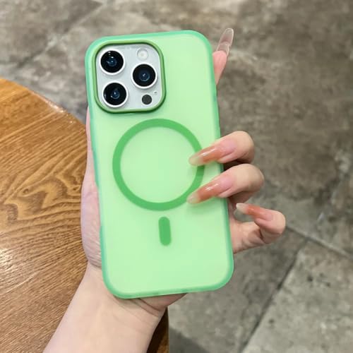 Coque iPhone 11 Pro magnétique transparente ultra fine antichoc vert bonbon