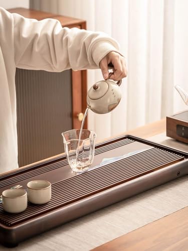 Mesa de té de madera maciza Wanli Jiangshan para evitar derrames de agua 2