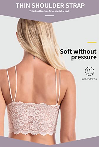 WANGPIN Sexy Spitze Schönheit Back Camisole BHS Wäsche for Frauen Push Up Bandeau Bra Sports BHS Weste Top Bralette… – Bild 4