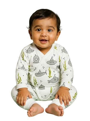 Image of The Mom Store Baby Romper Jabla Style For Boys And Girls | Cotton | Soft Infant Bodysuit | Trendy Stylish Sleepwear For Newborn Baby | Printed | Unisex Comfortable Everyday Baby Wear