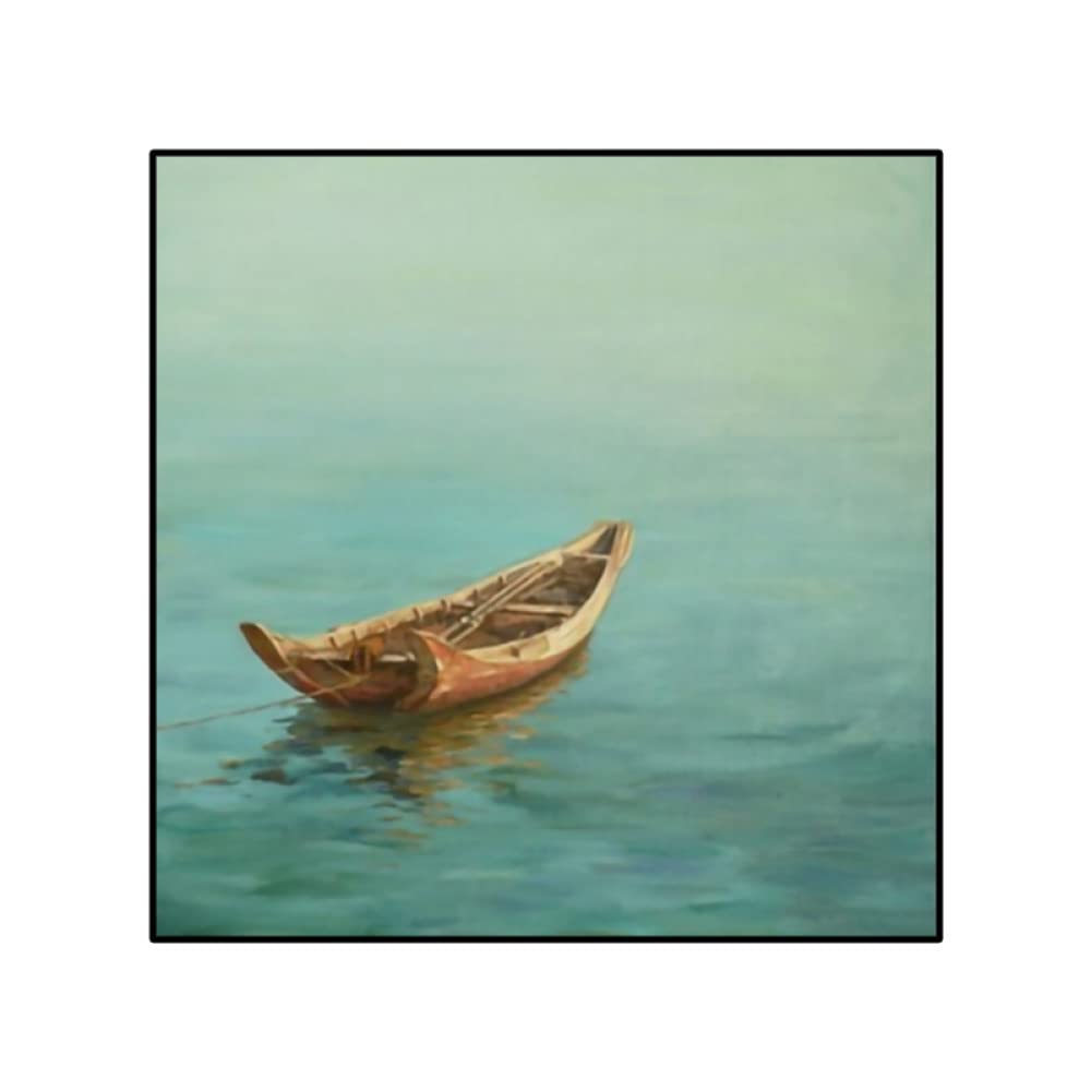 Peinture de paysage moderne pour habiller un grand mur vide blanc