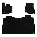 WENNEBIRD Superior Carpet Floor Mats for 2015-2026 Ford F-150 SuperCrew Cab (Excludes Under-Seat Fold-Flat Storage), 0.6-Inch Ultra-Thick, Noise-Reducing, All-Weather Waterproof Anti-Slip – 3-Pc Set
