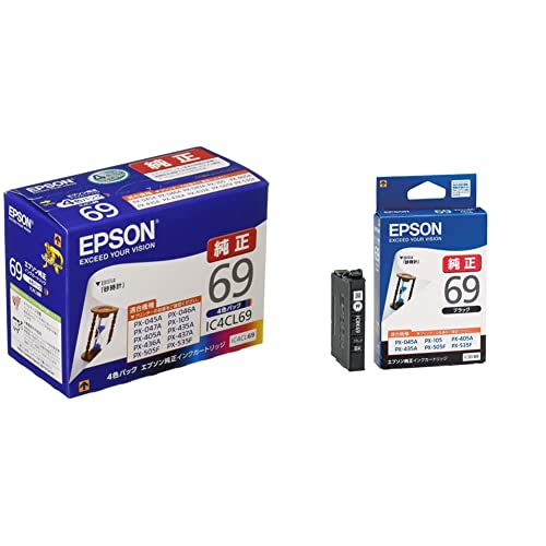 エプソン 純正 インクカートリッジ 砂時計 IC4CL69 4色パック2箱 IC4CL69 エプソン純正インク インクカートリッジ 4色パック