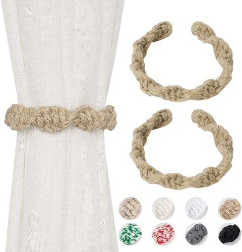 Braided Natural Curtain Tieback main image 0