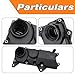PCV Valve Oil Trap With Gasket Compatible For 2014-2021 Volvo XC90 XC60 S60 S80 S90 V60 V90 XC40 XC70 2.0L 4 Cylinde.Repalces#2140004,132242753, 31430923, 31670210, 31316184.