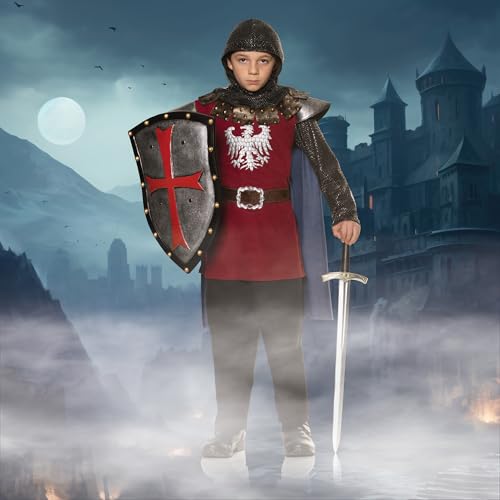 Disfraz Completo Guardia Medieval para Niños Talla M miniatura 5