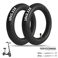 2 Stück 10x2.125 E-Scooter Schlauch, Ersatzschlauch für Xiaomi E Scooter 4/4 Pro, Kinderwagen, Kinderfahrrad & Baby Jogger, 10 Zoll Verdickter Reifenschlauch, Verschleißfest & Stoßdämpfend
