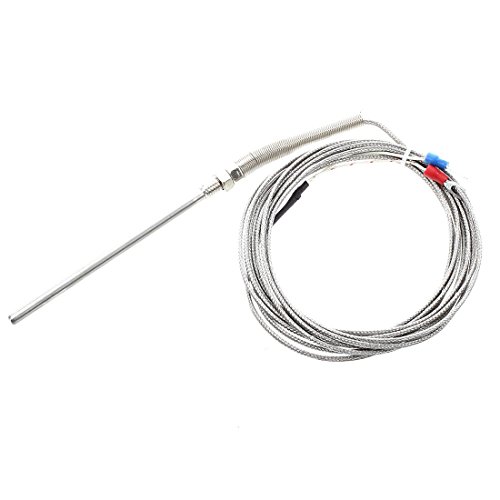 Mocturnity / 10 pies sensores de tipo K de acero inoxidable de sonda de alta temperatura