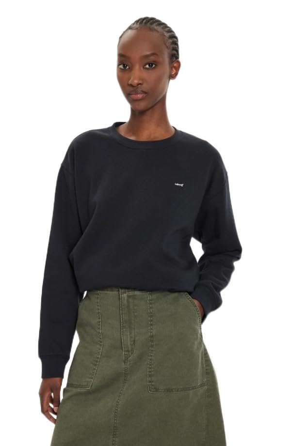 Levi'S Sudadera para Mujer Everyday, Caviar, M