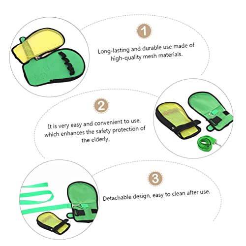 NOLITOY Restrições Manopla De Tecido De Malha Protetores De Luvas De Controle De Segurança Dispositi