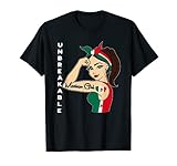 Mexican Girl Unbreakable Tee Mexico Flag strong latina woman T-Shirt