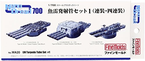 1/700 parties en plastique nano Dread tube lance-torpilles set 1 WA20 Japon