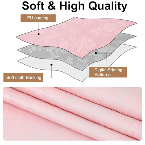 Smiry Rectangle Waterproof Heavy Duty Vinyl Tablecloths, 60 x 84 Inch by Smiry - Used condition - Image 7