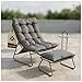 novaterra® 3-teiliges Entspannungssessel-Set mit Fußstütze & Beistelltisch – Outdoor Loungesessel aus Metall mit komfortablen Stoffpolstern für Garten, Balkon & Terrasse