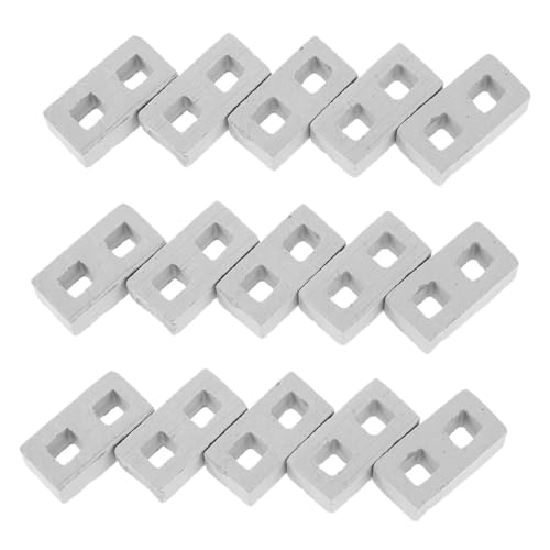 NOLITOY 100個 スケールの積み木別荘模型用 造園やドールハウスのミニチュア建築アクセサリー