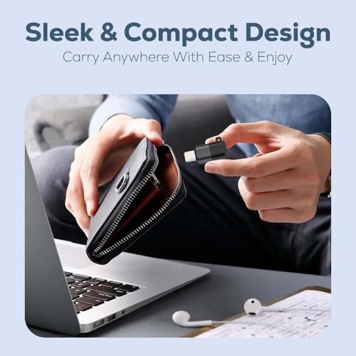 Image of (Apple MFi Certified) Type C Female to Lightning Male Adapter for iPhone Headphone Mic OTG Support Compatible with iPhone 14 /13 / 12 /11 / Mini /Pro /ProMax, SE /XS /XR /X / 8 /7 / 6 / Plus, i-Pad &