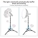 Selens 9.2ft Photography Light Stand, Air-Cushioned Light Stand Aluminum Photo Video Tripod Stand for Reflector, Softbox, Video Lights, Umbrella, Background, Max Load 15.4lbs