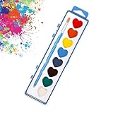 Generisch Herz Aquarellfarben Set | Valentinstag Waschbare Malutensilien | Kunstzubehör...