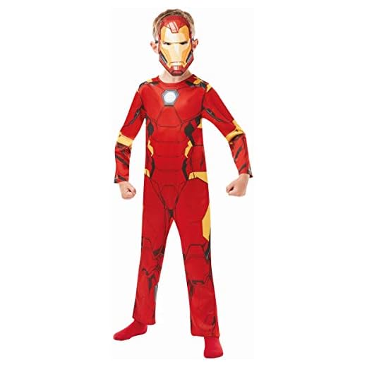 Rubie's 640829S Disfraz de Iron Man clásico para niños, de 3 a 4 años