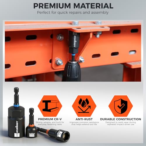 Upgraded 79-Piece Magnetic Impact Nut Driver Set