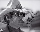 AUTOGRAPHED Richard Petty #43 STP Racing NASCAR LEGEND COWBOY HAT Vintage Signed 8x10 Inch NASCAR Glossy Photo with COA