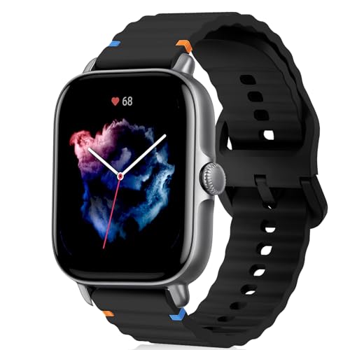 [RosMank] 20mm VR ohAmazfit T-Rex 3 Pro 44mm/Active2/Active/GTR Mini/GTS 4/GTS 3/GTS 2/GTR 42mmΉAAmazfit Bip 3/Bip S/Bip Lit