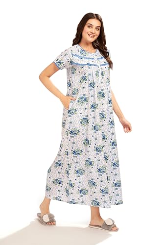 Image of AV2 Women Printed Feeding /Nursing /Maternity Nighty