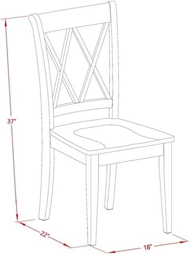 Miniatura 6 de Atlin Designs Juego de mesa de comedor de 9 piezas en suero de lechecereza