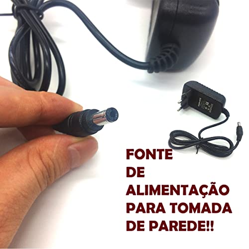 Fonte De Alimentação Estabilizadora 12V 2A Pino Bivolt 110/220V Adaptador Para Modem De Internet Car