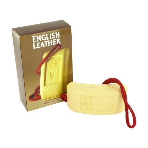 Dana English Leather Soap on a Rope for Men, 6.0 Ounce (4 Pack)