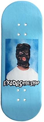 Exodus Skimask 33mm Fingerboard Deck (Blue, 33mm)