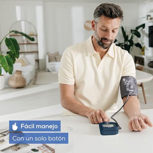 Miniatura 2 de Beurer BM 25 Tensiómetro de brazo, operación sencilla con un botón, medición precisa, detección de arritmias, con puerto USB-C, brazalete para 22-42 cm, transferencia de datos a Apple Health y más