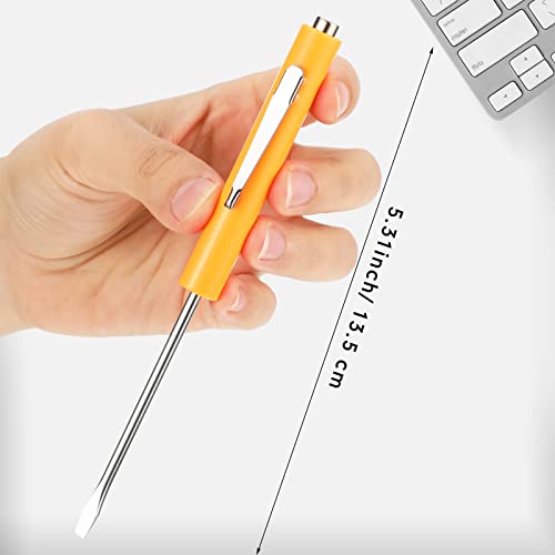Minatee 30 Pcs Magnetic Pocket Screwdrivers