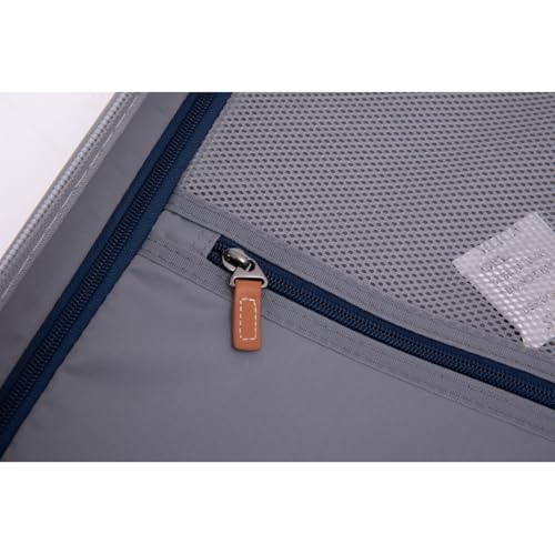 28" Luggage Lightweight Suitcase TSA Lock USB port Expandable Luggage Wheel lock Artificial leather Top handle Spinner Wheels (Silver)3