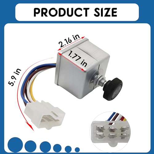 Windshield Wiper Switch Compatible with Kenworth Automann Paccar Cole Hersee Tectran Replaces 7560002,P271066,577.59651 by daydmaly - Image 4
