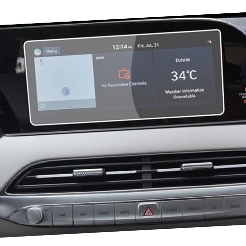 Film protection verre trempé Hyundai Palisade 2019-2023 écran LCD voiture GPS 10,25"