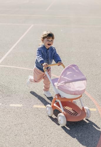 Cochecito de juguete SMOBY Pop Pram estable para aprender a pasear muñecos desde 18 meses 7