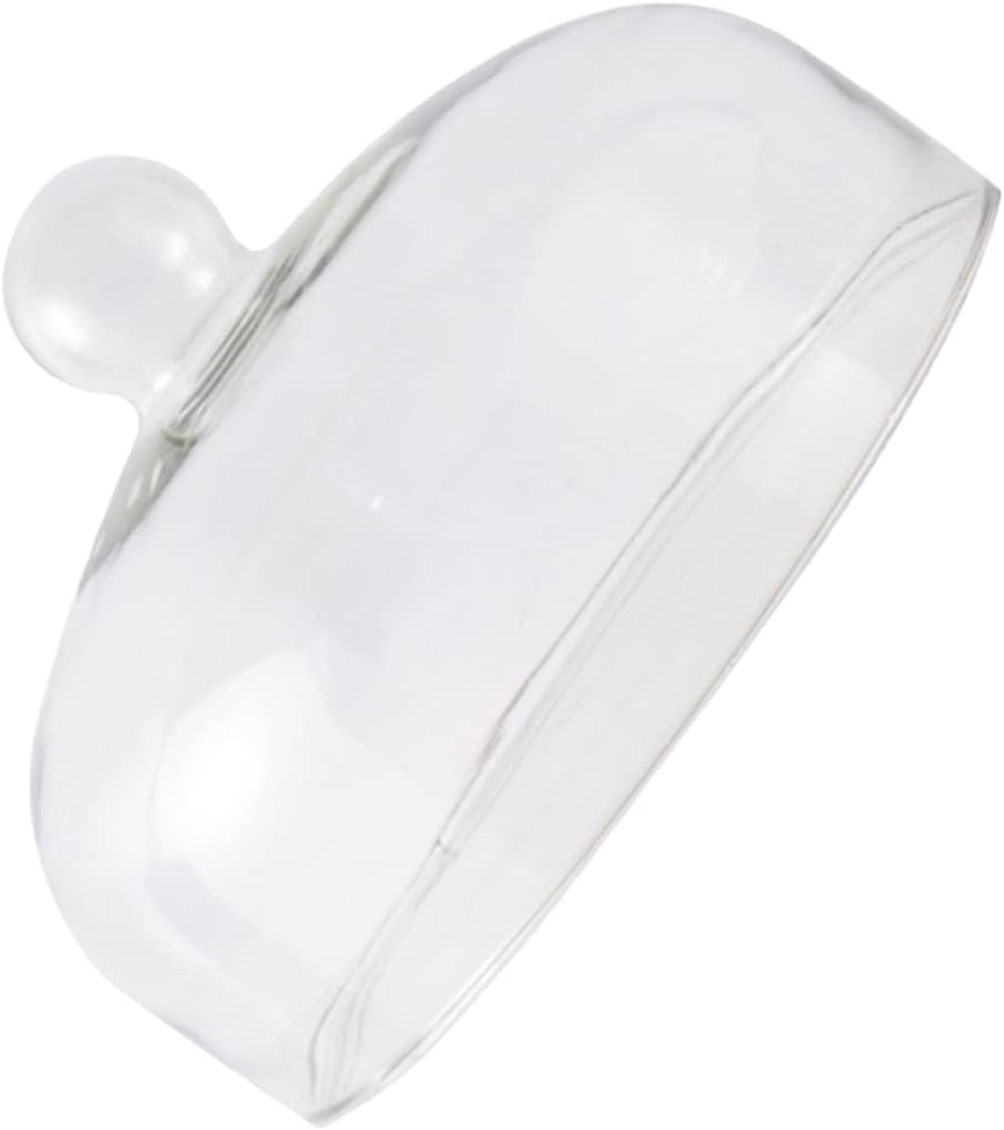 1pc Premium Glass Dessert Cover Landscape Protector Sturdy Glass Dome for Cakes Fruits and Snacks and Cold Easy to Clean for Food Display and Freshness