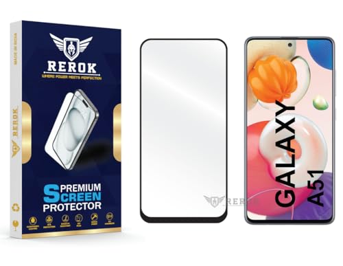 Image of Gorilla Tempered Glass Screen Protector Compatible with Samsung Galaxy A51 [Pack of 1] | Edge-to-Edge, Bubble-Free, Case Friendly, Easy Installation Kit