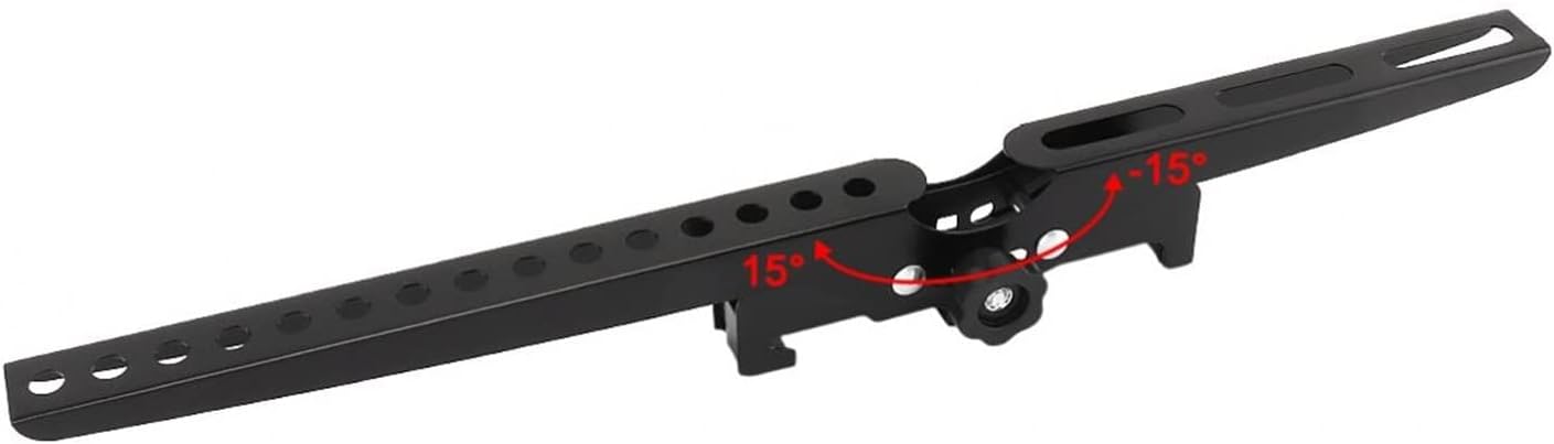 25/30/45/60/75KG Adjustable TV Wall Mount Bracket Flat Panel TV Frame Support 15 Degrees Tilt with Level for LCD LED Monitor(Yellow)