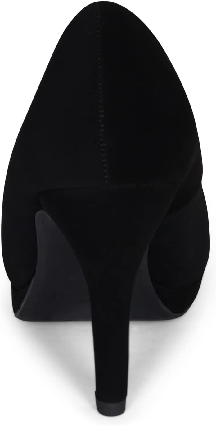 SAGE ~ Womens Platform Pumps High Heel Closed Toe Classic Dress Heels - Image 5