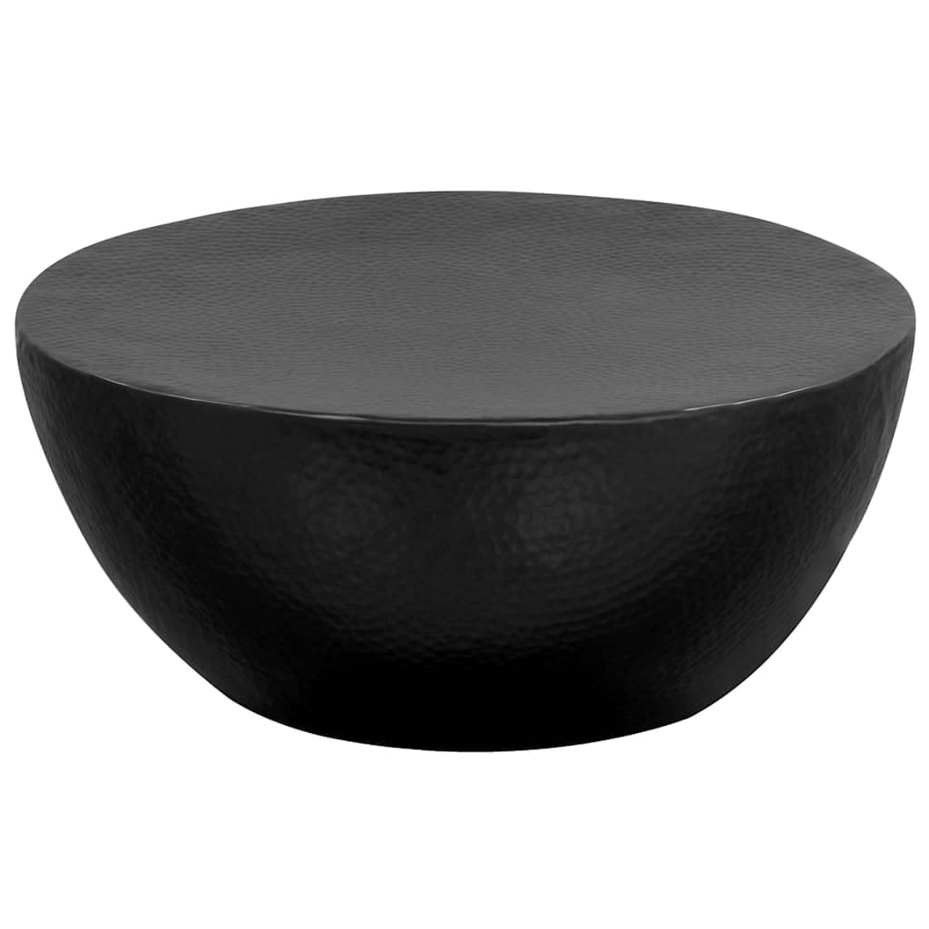 Mesa de centro, mesa auxiliar de aluminio martillado, 70 x 30 cm
