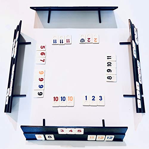 Juego de Mesa Rummy Tiles con 106 Fichas y Caja Negra miniatura 2