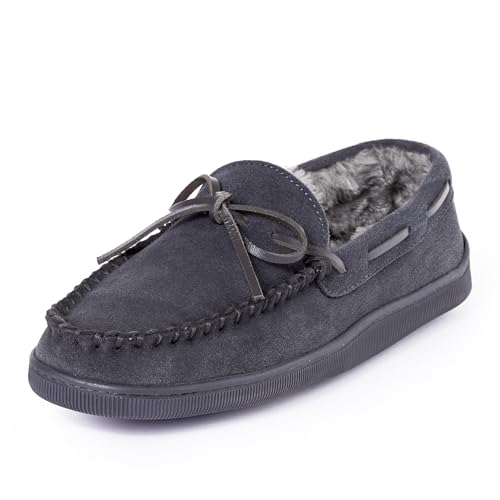 Image of Minnetonka Men's Pile Lined Hardsole Slipper