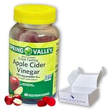 Apple Cider Vinegar Gummies- 500 mg 60 Ct Pack of 1, Boxed By Fusion Shop Store