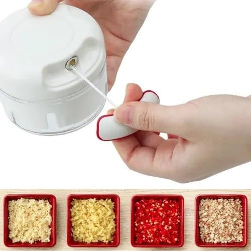 Triturador Manual de 900ml Processador de alimentos manual cozinha cortador moedor eletrico ralador
