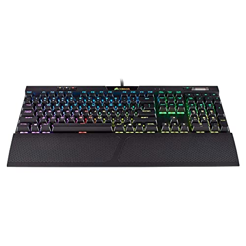 Corsair K70 RGB MK.2 Rapid FIRE Cherry MX Speed - RGB LED Backlit Wired Mechanical Gaming Keyboard - Black